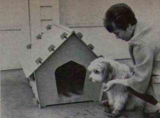 Knockdown Dog House HowTo Build PLANS plywood  