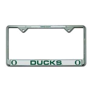  Oregon Ducks Chrome License Plate Frame Automotive