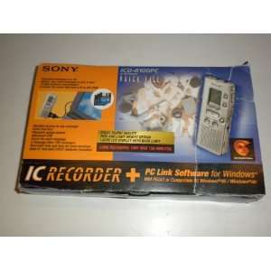  Sony ICD R100PC Portable Digital Voice Recorder + PC LINK 