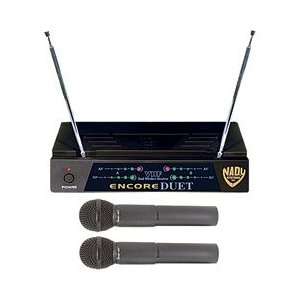  2 Channel VHF Wireless Dual Microphone System   D GPS 