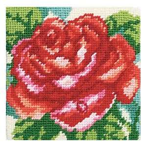 Rose Wool Needlepoint Kit: Arts, Crafts & Sewing
