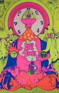 Life Times Vintage Psychedelic LSD Poster Print 1967 Musik 19x28 