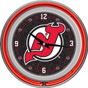  Best Quality NHL New Jersey Devils Neon Clock   14 inch 