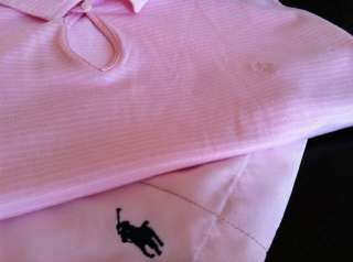 LN RALPH LAUREN Womens Keyhole POLO GOLF Shirt 5 Bermuda Shorts 