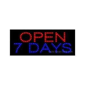  Open 7 Days LED Sign 8 x 20
