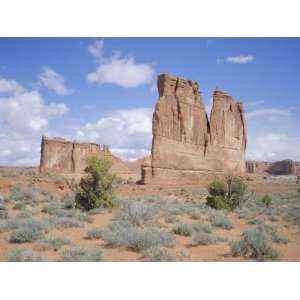 The Organ (Right) and the Tower of Babel (Left), Arches National Park 