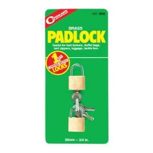  Coghlans Two Brass Padlocks