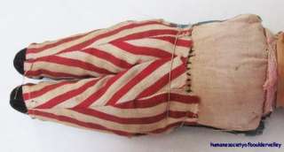   Folk Art Handmade Patriotic American Rag Sock Doll   UNCLE SAM  
