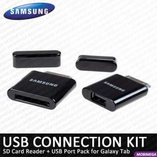 Genuine Samsung USB Connection Kit SD Card Reader Galaxy Tab 10.1 8.9 