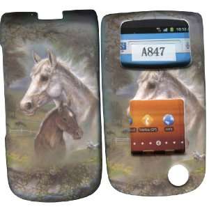 Racing Horses Samsung SGH Rugby II 2 A847 at&t Case Cover Hard Phone 