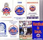 19 diff New York Mets baseball schedules 1987 2009