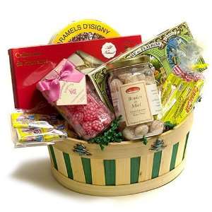   Candy Gift Basket   Isigny Caramels, Calissons dAix Flavigny Mints