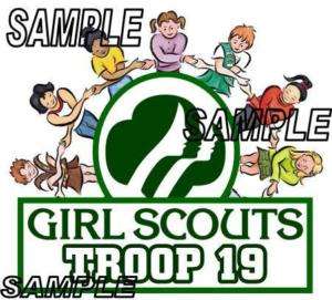 Girl Scouts Any Troop Number Scrapbook Paper Piece  