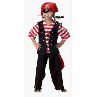   Jr Pirate w/ Pirate Bandanna Child Costume Size 8 10  Toys & Games