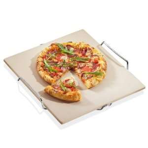  Kuchenprofi 15 by 14 Inch Pizza Stone with Stainless Steel 