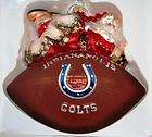 NFL INDIANAPOL​IS COLTS ORNAMENT GLASS CHRISTMAS 5X5X3