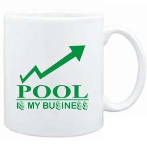  Mug White  Pool  IS MY BUSINESS  Sports Sports 