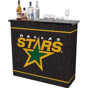  NHL Dallas Stars 2 Shelf Portable Bar w/ Case