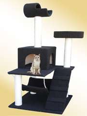 60 Brown Cat Tree House 86 Condo Scratcher Furniture  