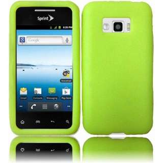   LS696 Accessory Green Soft Silicone Rubber Gel SKIN Case Cover  