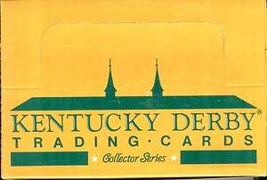   Kentucky Derby Trading Cards Poly Pack Box 24 Packs With 15 cards Per