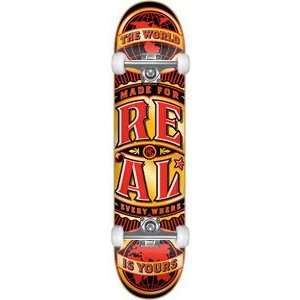  Real World Wide [Medium] Complete Skateboard   8.06 Red W 