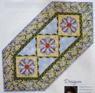 Quilt Patterns DRESDEN DAISIES Table Runner & APRIL SHOWERS Bed Quilt 