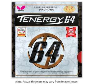 Butterfly Tenergy 64 Ping Pong Table Tennis Rubber HOT  