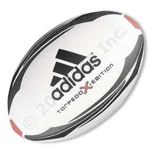  adidas Torpedo Training Rugby Ball (White) Sports 