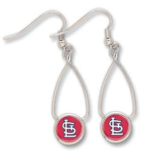  St. Louis Cardinals French Loop Earrings w/Jewelry Card 