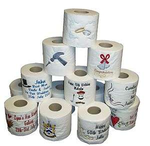 Personalised Novelty Toilet Paper ~ Add A Name  