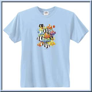   Royce McClure Clownfish Tropical Fish T Shirt S XL,2X,3X,4X,5X  