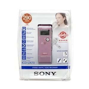  Sony ICD UX70 Digital Voice Recorder   Pink Electronics