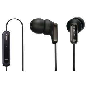  New SONY MDREX38IP/BLK EX EARBUDS WITH IPOD REMOTE (BLACK 