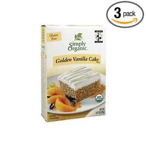 Simply Organic Cake Mix, Golden Vanilla Grocery & Gourmet Food
