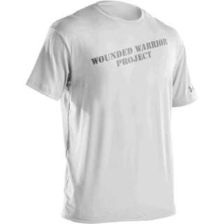 UNDER ARMOUR HEATGEAR WWP WOUNDED WARRIOR PROJECT WHITE  