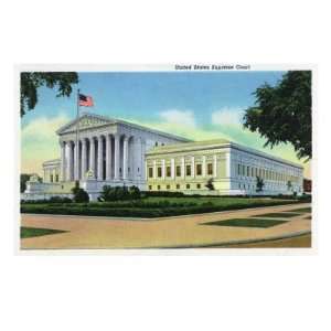 Washington DC, Exterior View of the US Supreme Court Building, no.2 