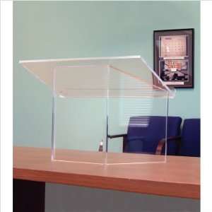  Clear Acrylic Table Top Podium Stand