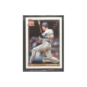  1991 Topps Regular #154 Jay Buhner, Seattle Mariners Baseball 