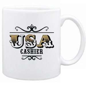  New  Usa Cashier   Old Style  Mug Occupations