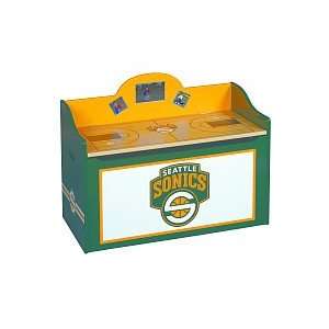    Seattle Sonics NBA Wooden Toy Chest