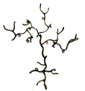  Twig Earring Tree Jewelry Holder SMALL Bronze: Clothing