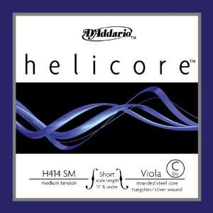  DAddario Helicore Viola Single C String, Short Scale 