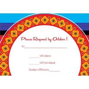  Fiesta Place Setting Response Cards