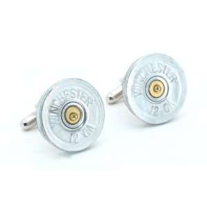    Gun Cufflinks   Winchester 12 Gauge Shotgun Shells: Jewelry