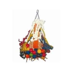  A & E Cage Co. Giant Cluster of Hanging Wood Bells Pet 