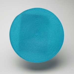  Round Woven Placemat   Aqua By Tag Furnishings