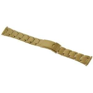   16MM   22MM Adjustable Gold Finished Watch Bracelet Band Jewelry