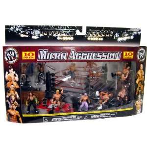  WWE Wrestling Exclusive Micro Aggression 10 Pack Toys 